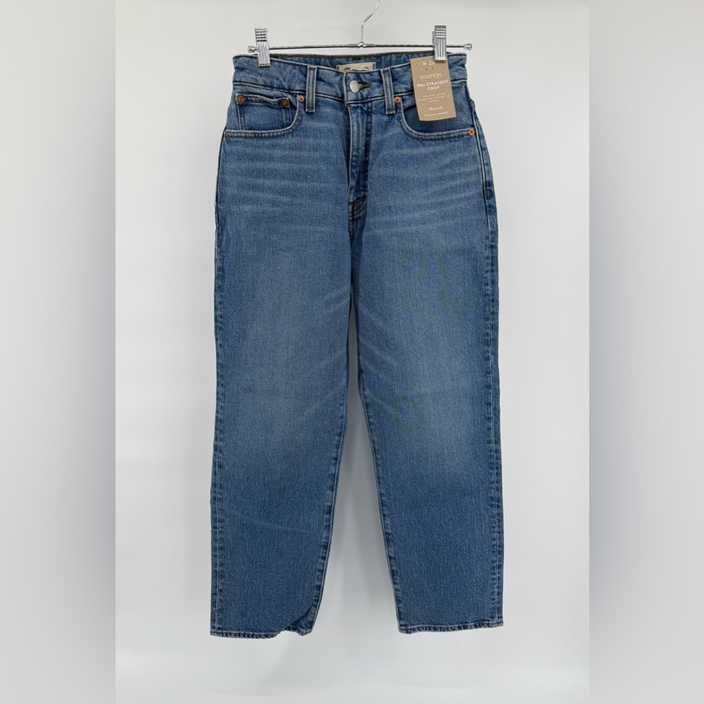 Madewell The Curvy '90s Straight Crop Jean in Hazeldell Wash